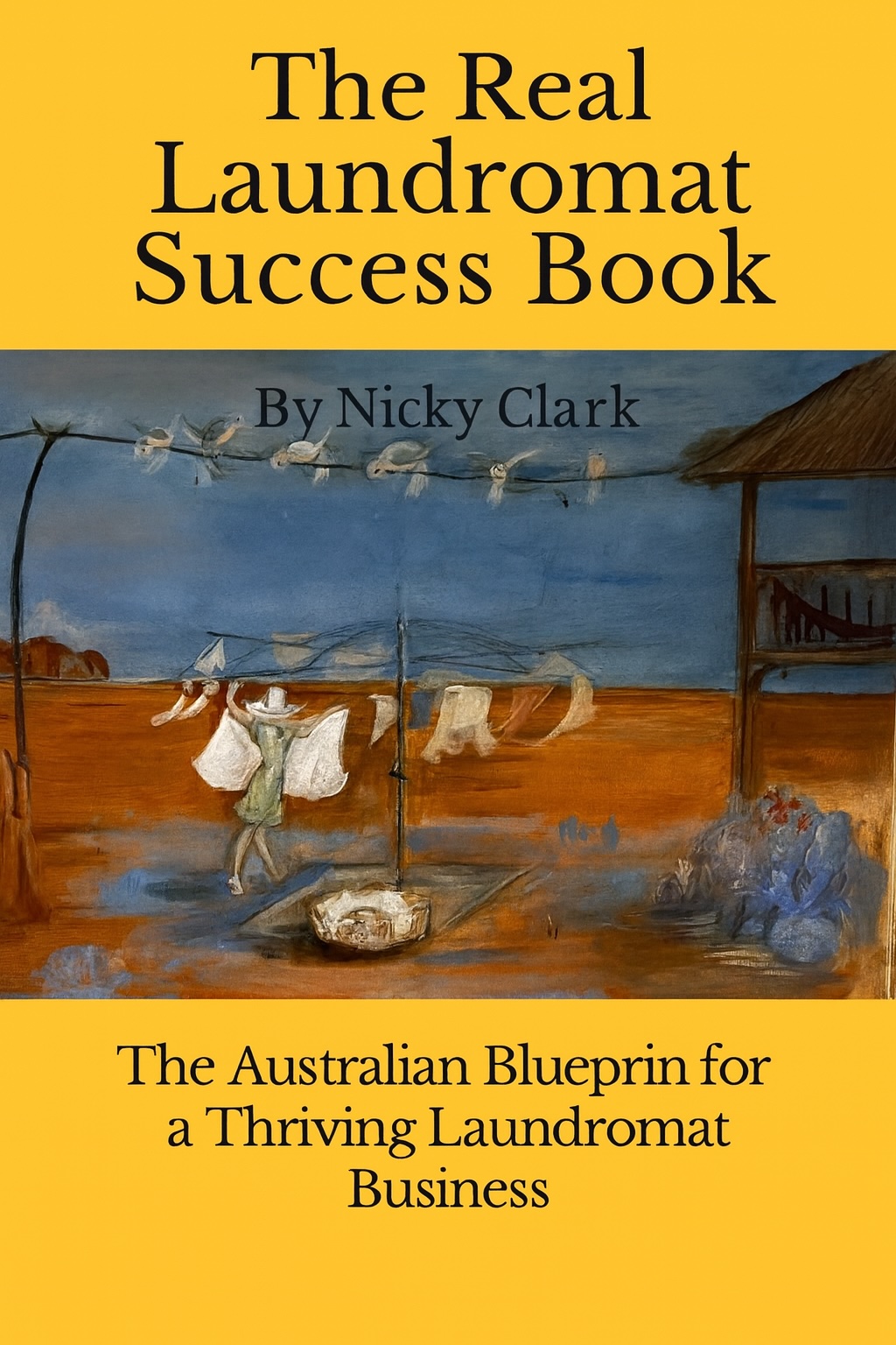 The Real Laundromat Success Book cover by Nicky Clark